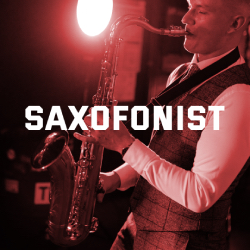 Boka musik och underhållning saxofonist